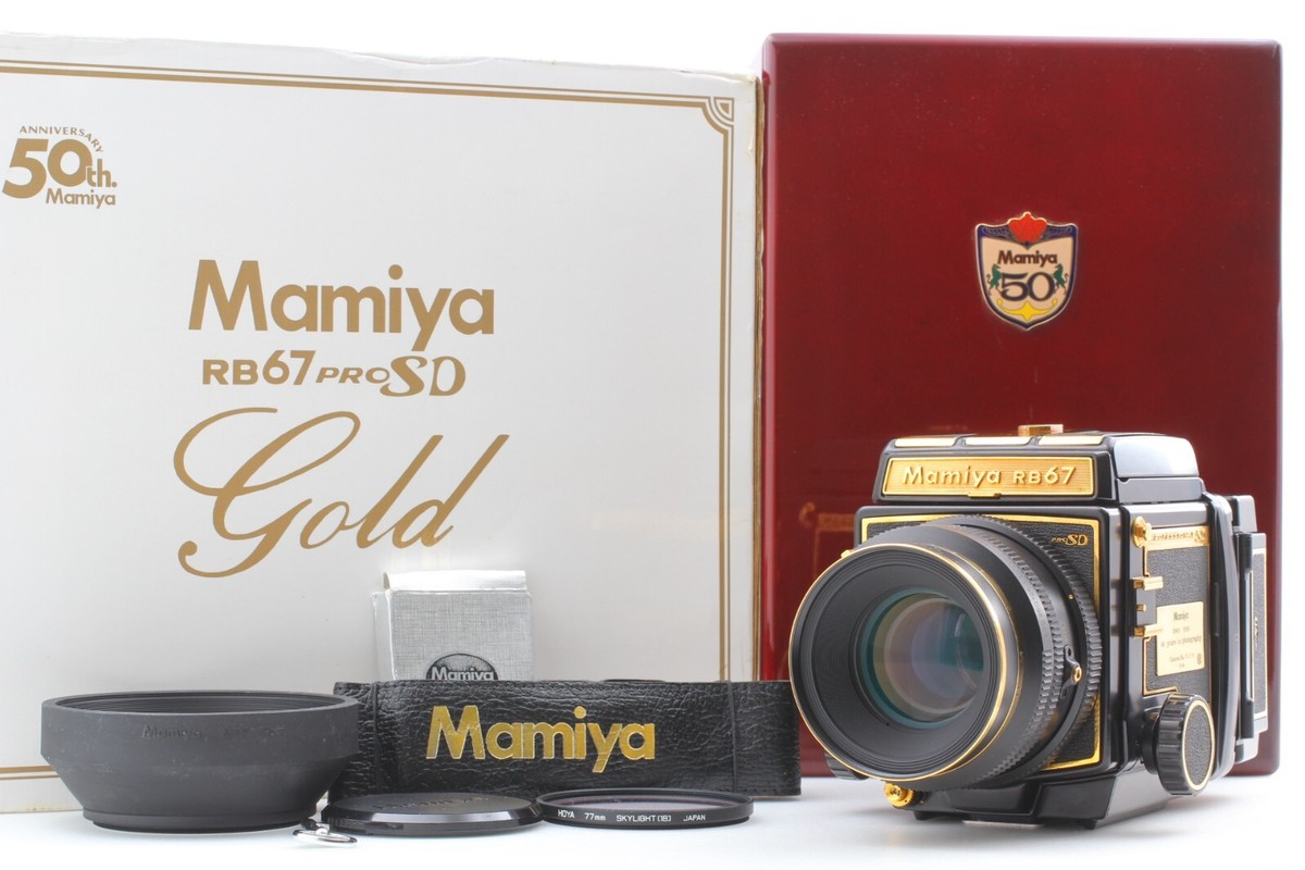Ultra Rare】 Mamiya RB67 Pro SD 50th Limited Edtion 18K KL