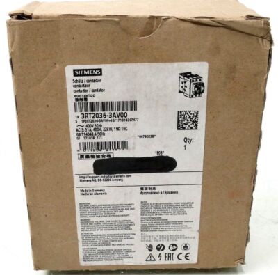 Siemens SIRIUS Schütz 3RT2 036-3AV00 | E:03 | 3RT2036-3AV00