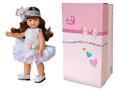 Poupée Berjuan 35 cm - Poupées Boutique - Fille Fashion cheveux bruns sans vêtements