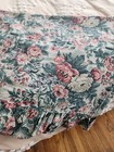 Vintage Ralph Lauren Kipling Floral Print Ruffled TWIN Flat Sheet — photo 5