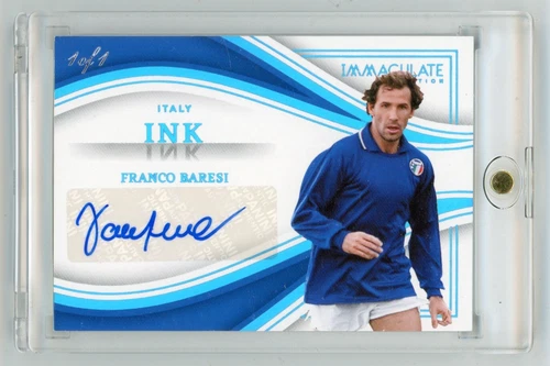 2023 Immaculate Franco Baresi #IKFB Italy Ink Platinum 1/1 Auto