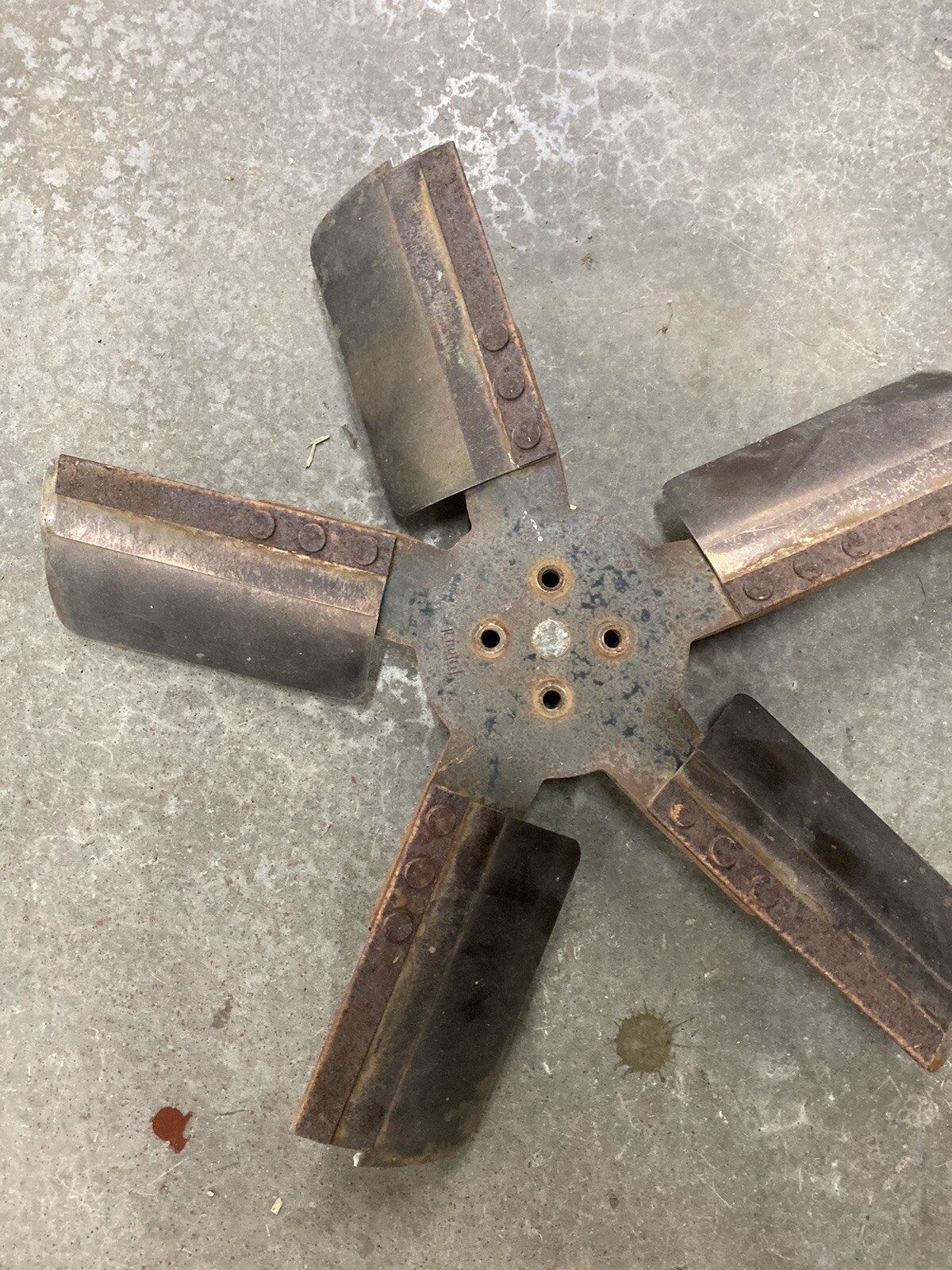 GMC Chevy Chevrolet C50 C60 5 Blade Radiator Cooling Fan Original V6 Motor