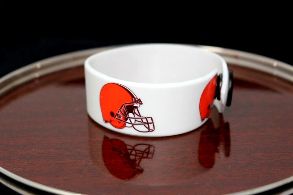 Pulseras anchas de silicona Ohio State Buckeyes, Pink Floyd y 2 Cleveland Browns Foto 4 de 4