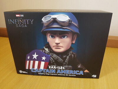 MARVEL Egg Attack Figur Captain America DX Version 17 cm Beast Kingdom