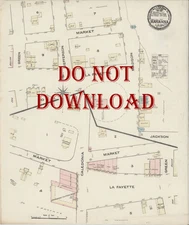 1884  Historical COPY  Marianna  Florida  17" X 20"  VERY DETAILED