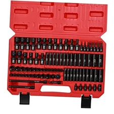  86PCS Master Impact Socket Set, 1/4" Drive