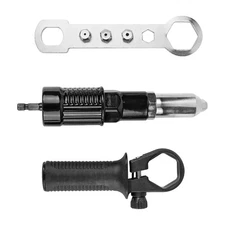 DXNQ Electric Rivet Nut Gun Riveting Tools, Metal Pop Rivet Gun Tool Rivet Dr...