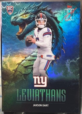 2025 Topps Signature Class Jaxson Dart Leviathans SSP RC Giants Case Hit