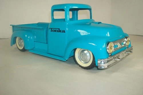 57 TONKA CUSTOM LOWERED RATROD FORD PICKUP TRUCK NYLINT WHEELS NEW PARTS REPAINT