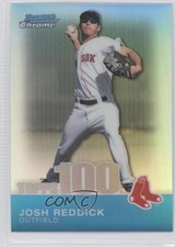 2010 Bowman Chrome Topps 100 Prospects Refractor 397/499 Josh Reddick #TPC98 0c2