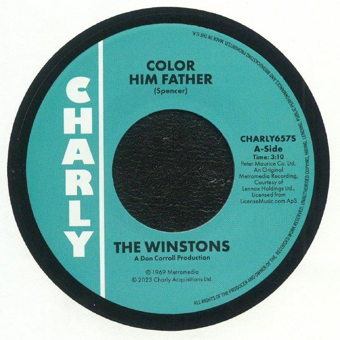 WINSTONS, The/RAZZY & THE NEIGHBORHOOD KIDS - Color Him Father - Vinyl (7"") - Image 4