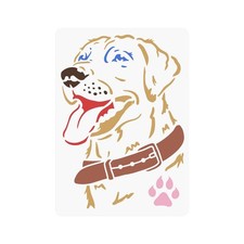 Labrador Dog Stencil 11.7x8.3 inch Labrador Retriever Dog Stencils for Painti...