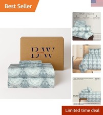 Super Soft Queen Flannel Sheet Set - NanoTech Strength, Deep Pocket Design, Navy