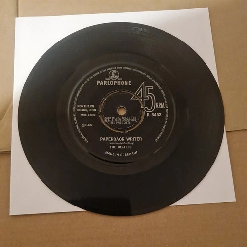 BEATLES PAPERBACK WRITER 7"INCH VINYL RECORD