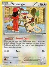 Smeargle 123/162 XY Rare Mint Pokemon Card