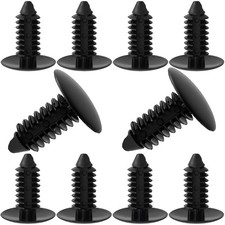 Black Bumper Plugs, License Plate Hole Plugs, 10 Pcs Plastic Push Pins