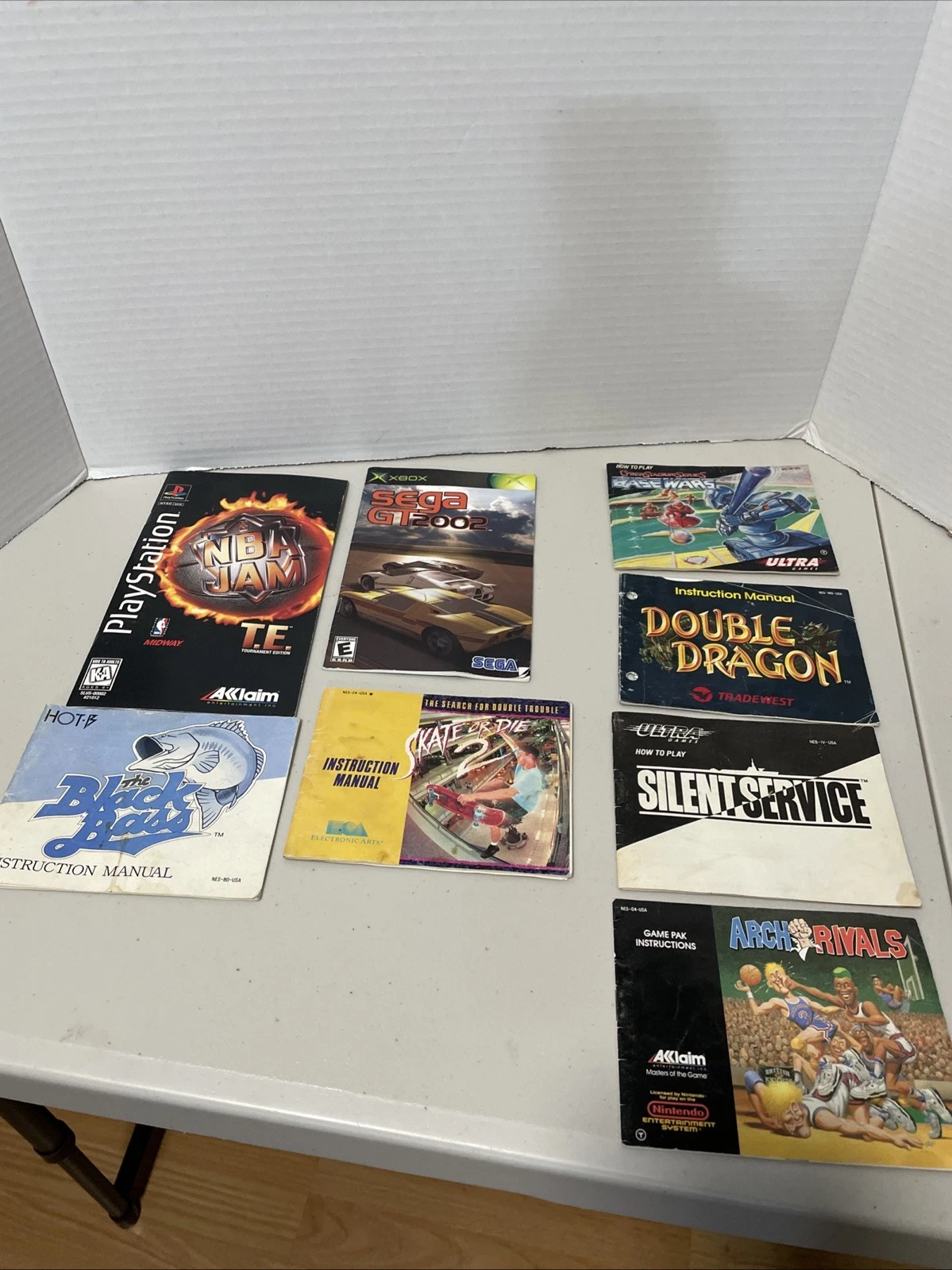 Nintendo Sega PlayStation Video Game Instruction Manuals