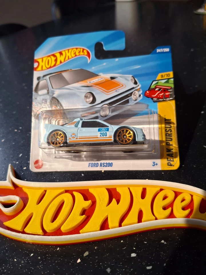 Hot Wheels ~ Ford RS200, GULF, Short Card.  Lots More NEW Ford Models Listed!! - Image 3 of 4