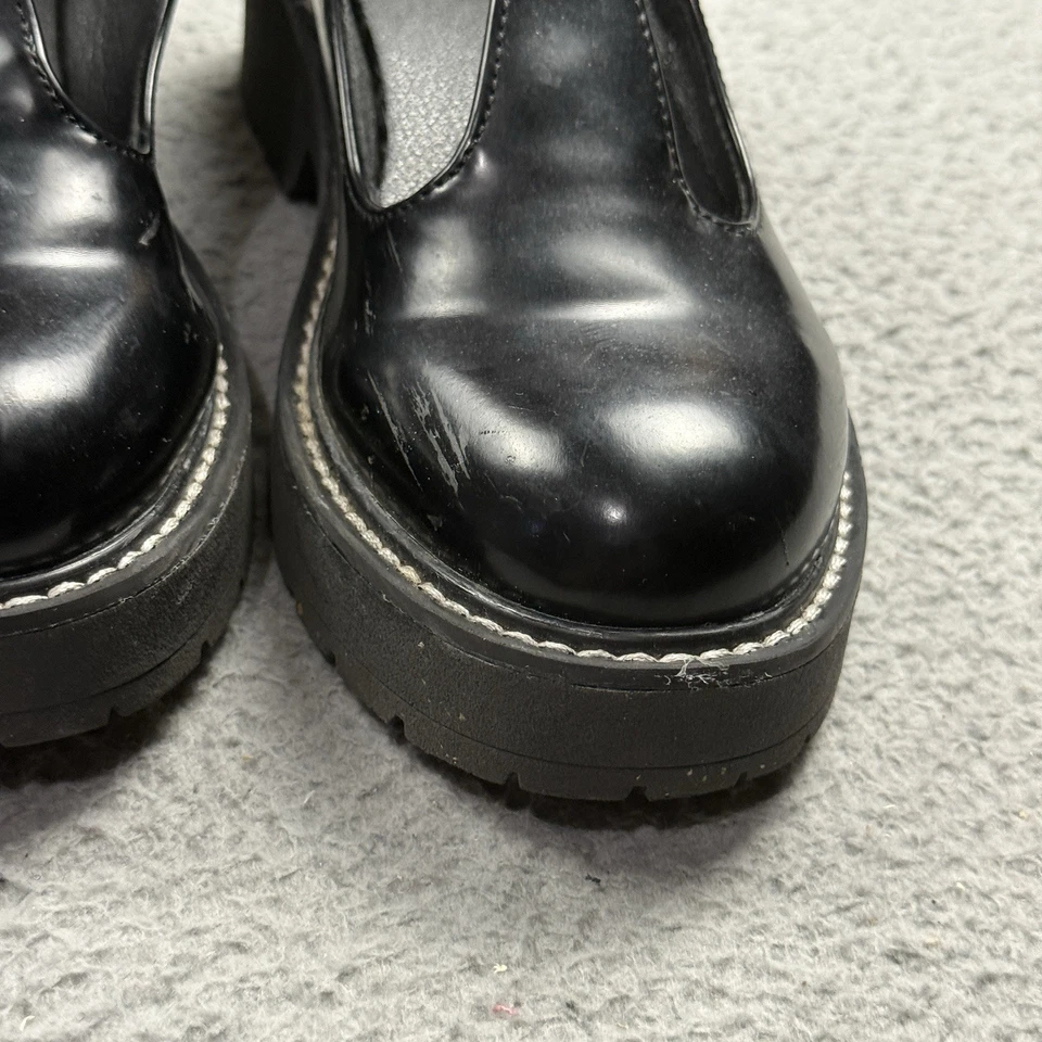 Steve Madden Zapatos Mujer 6 Mary Jane Plataforma Tacones Charol Imitación Grueso Y2K Foto 2 de 4