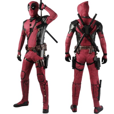 Deadpool 3 Wade Wilson Cosplay Costume Outfits Halloween Jumpsuit Shoes Custom