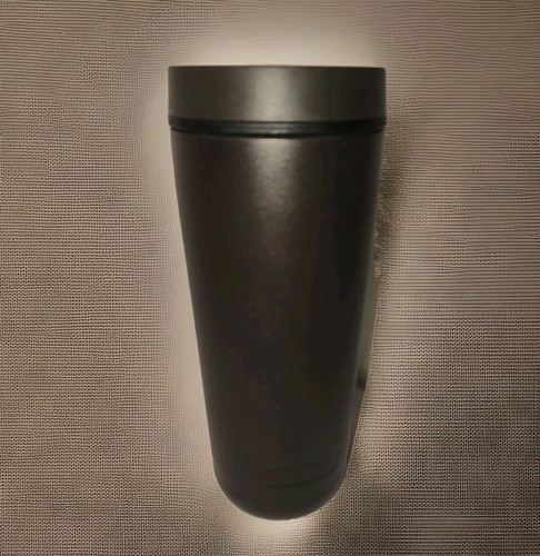 THERMOS Stainless Steel Tumbler Black w Lid Insulated Hot Cold - Picture 3 of 14