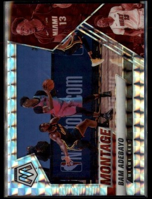 2020-21 Panini Mosaic Bam Adebayo 20 Miami Heat Montage Mosaic