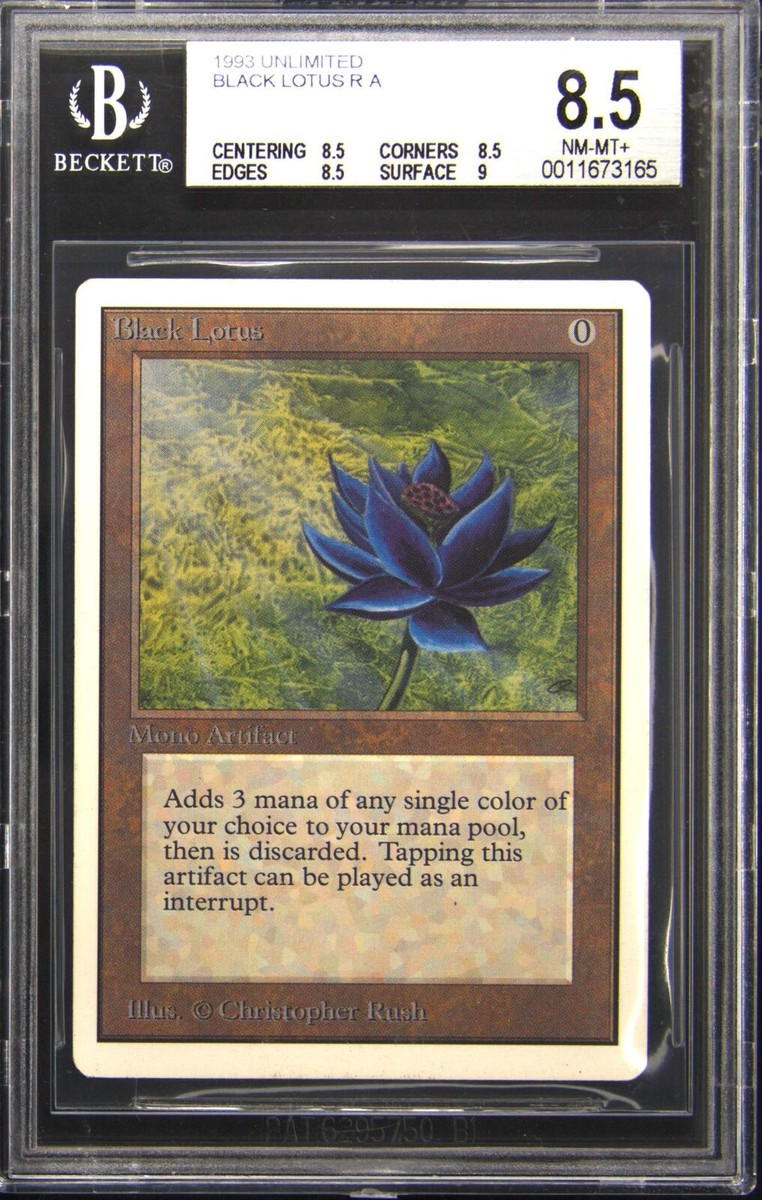 Black Lotus　ブラックロータス　PSA10 完璧な状態の「ブラックロータス」1億円を突破 世界に7枚しか