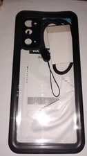 New Waterproof Phone Case For Galaxy S20 6.2 inch Black Clear