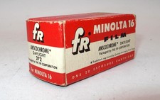  RARE FR MINOLTA 16 ANSCOCHROME DAYLIGHT FILM-NEW OLD STOCK-GREAT DISPLAY