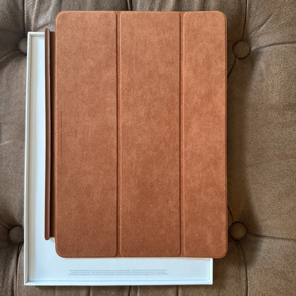 Funda inteligente de cuero Apple para iPad Pro de 10,5 pulgadas - marrón montura Foto 4 de 4