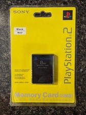 PS2 PlayStation 2 Official OEM Sony 8MB Memory Card - SEALED NIB
