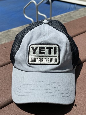 Yeti Coolers Hat Built For The Wild Snapback Trucker Cap Mesh Back