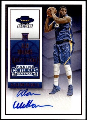 2015 Panini Contenders Draft Picks #102b Alan Williams Red Rookie Auto E1