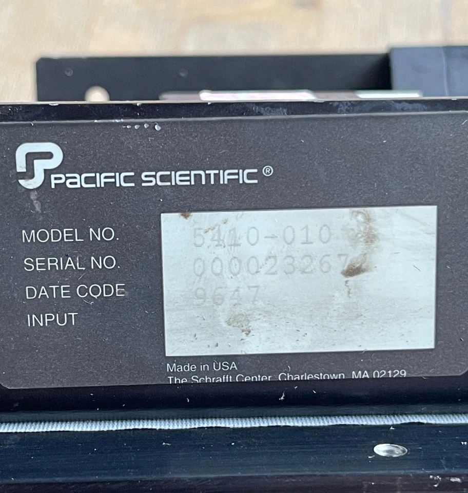 PACIFIC SCIENTIFIC 5410-010 MICROPASO MOTOR DRIVER SERIE 5000 Foto 2 de 4