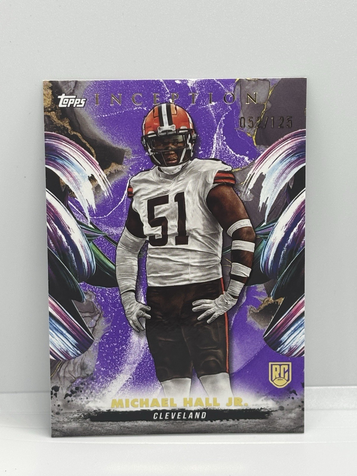Michael Hall Topps Inception #193 Purple