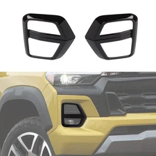 2X Front Fog Light Engine Outlet Vent Trim for Chevy Colorado 2023+ Accessories