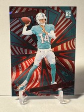 2025 Panini Revolution - Rookies Quinn Ewers #235 Red Cosmo (RC) Miami Dolphins