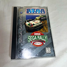 SEGA Sega Rally Championship Sega Saturn Multiplayer Racing Complete in Box