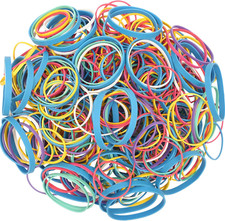 Rubber Bands Assorted Multicolor 0.5 Lb/227G Size 64 33 Size 16 Rubber Bands f