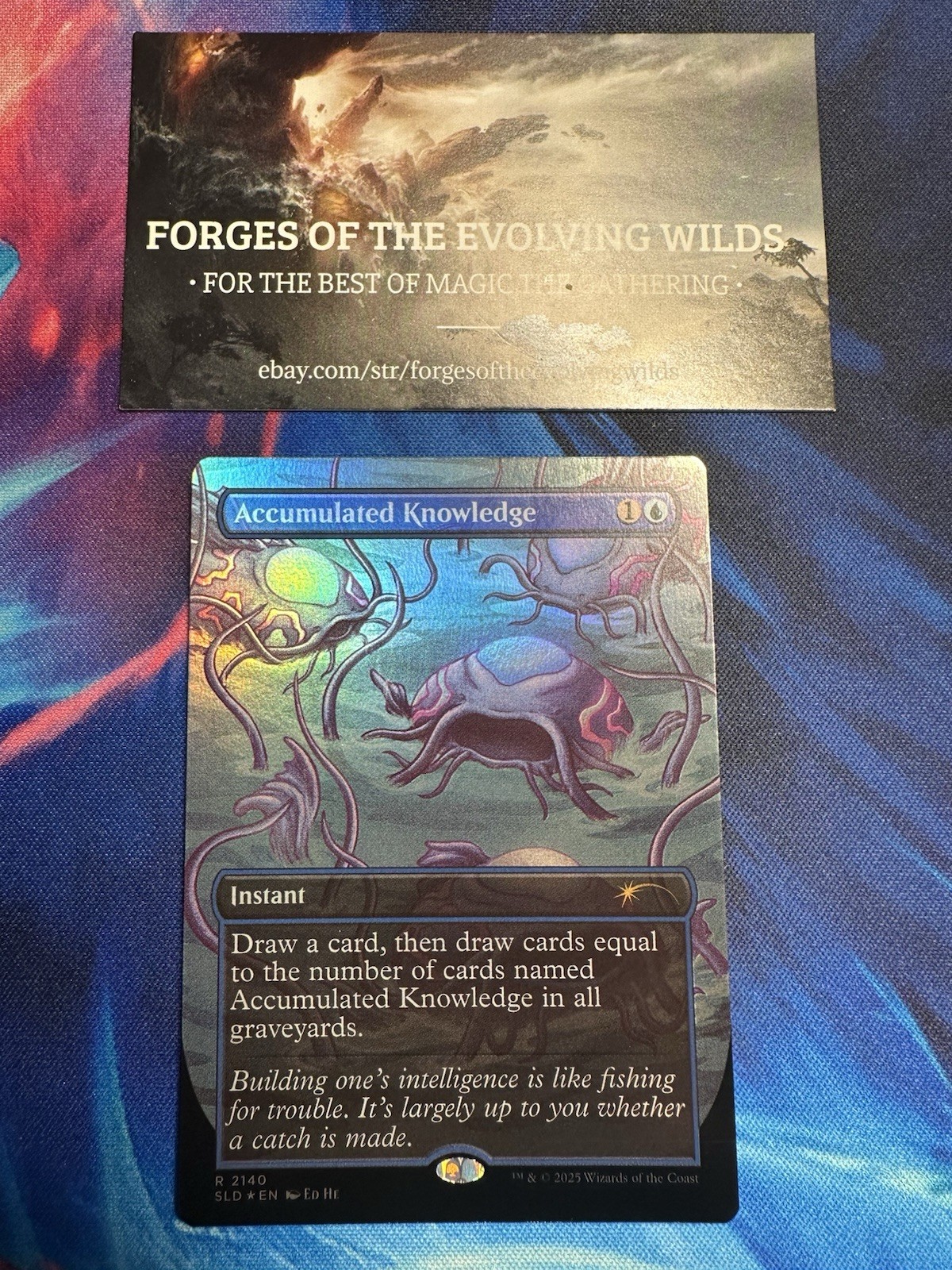 Accumulated Knowledge 2140 Foil Secret Lair Dandan