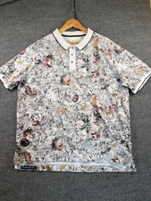Robert Graham Mens Roaring Florals Classic Fit Shirt Size XL All Over Print Golf
