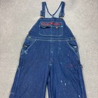 Dickies Latzhose Erwachsene 36x30 blau Latzhose Latzhose Denim Workwear Carpe...