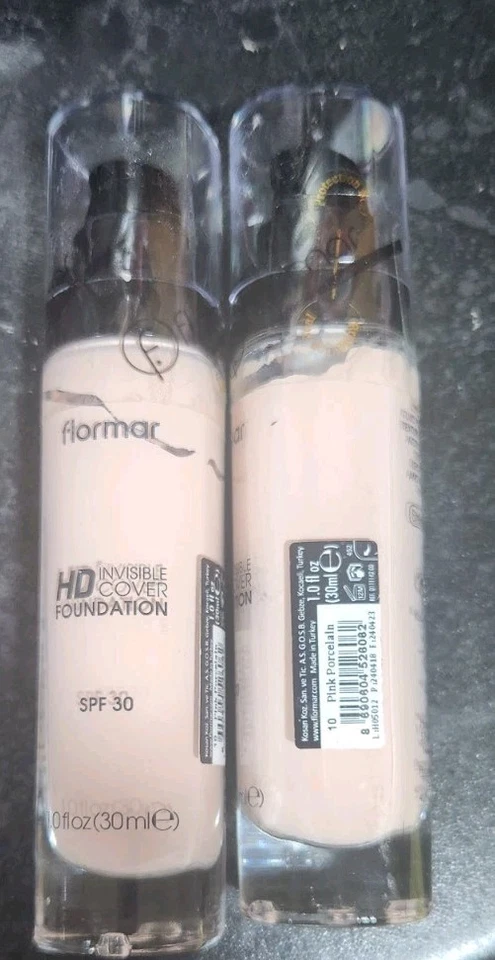 Flormar HD Invisible Cover Foundation LSF 30. Porzellan. Glasflasche 30 ml. Neu. - Bild 3 von 4