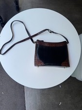 Exotic Leather/Normal Leather CrossBody Black...