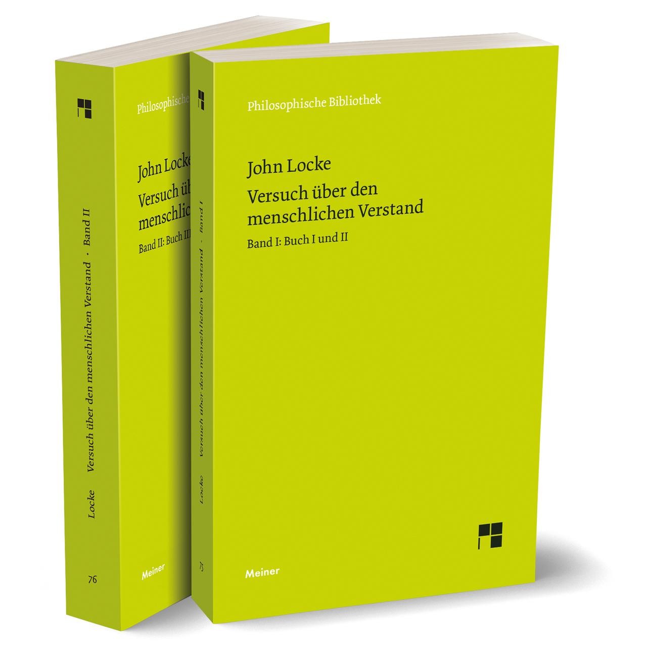 Versuch über den menschlichen Verstand. Band 1+2 John Locke