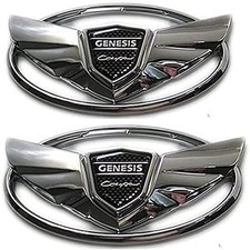 2 Pieces Fit Genesis Logo Front Trunk Stickers Emblem Badges 2010-2017 Fit G... 2 Pieces Fit Genesis Logo Front Trunk Stickers Emblem Badges 2010-2017 Fit G...