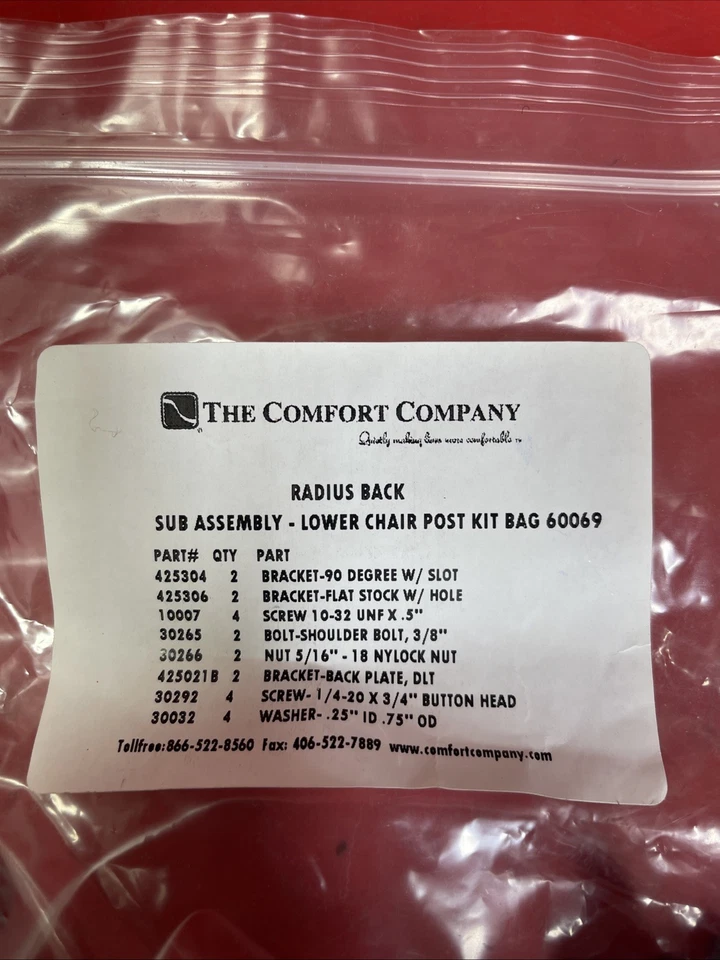 Soporte de respaldo visco Comfort Company con silla de ruedas cojín de 19” X 21” Foto 4 de 4