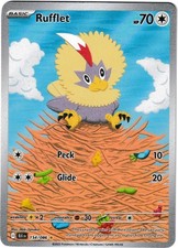 Pokemon Rufflet 2025 SV: Black Bolt 154/086 Near Mint or Better on eBay