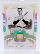 2024 Panini Flawless Legendary Memorabilia  Patch Holo Silver Roger Maris /25