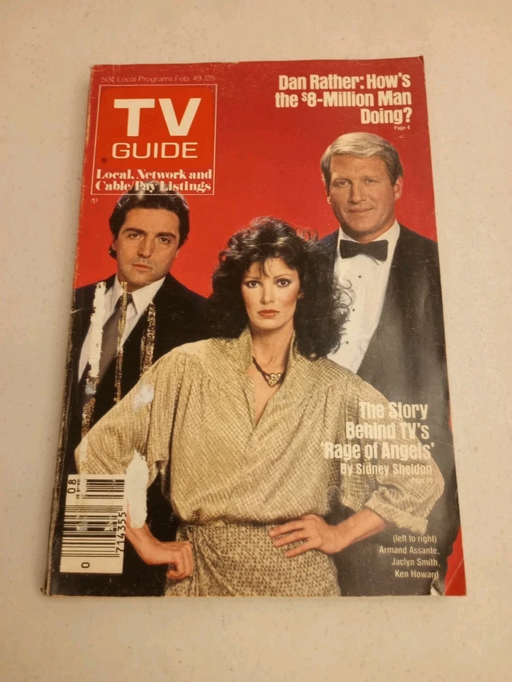 TV Guide SLC Utah Feb 19 1983 Dan Rather Emma Samms Jaclyn Smith Ken Howard - Image 2 of 4